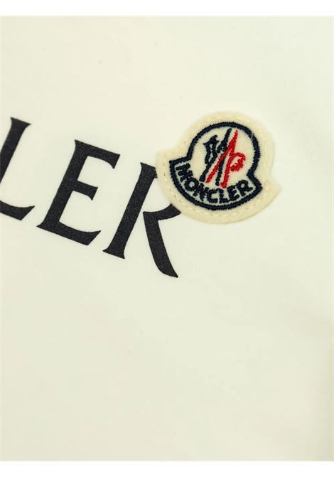 T-Shirt Bianca Con Logo MONCLER ENFANT | 951-8C00007 8790N034